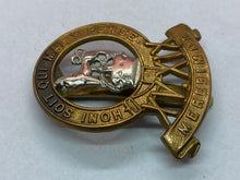 Load image into Gallery viewer, Original WW1 British Army - 15th / 19th Kings Royal Hussars Regiment Cap Badge
