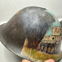Lade das Bild in den Galerie-Viewer, WW2 D-Day Commemorative Helmet - Original Mk3 British / Canadian Turtle Helmet
