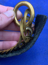 Charger l&#39;image dans la galerie, Original British Army Helmet Brass Chin Scales - Ideal Parts- Repair/Restoration

