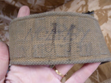 Charger l&#39;image dans la galerie, Original WW2 British Army 37 Pattern Webbing Combat Belt - 34&quot; Waist
