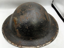 Charger l&#39;image dans la galerie, British Army Mk2 Brodie Helmet - Original WW2 Combat Helmet
