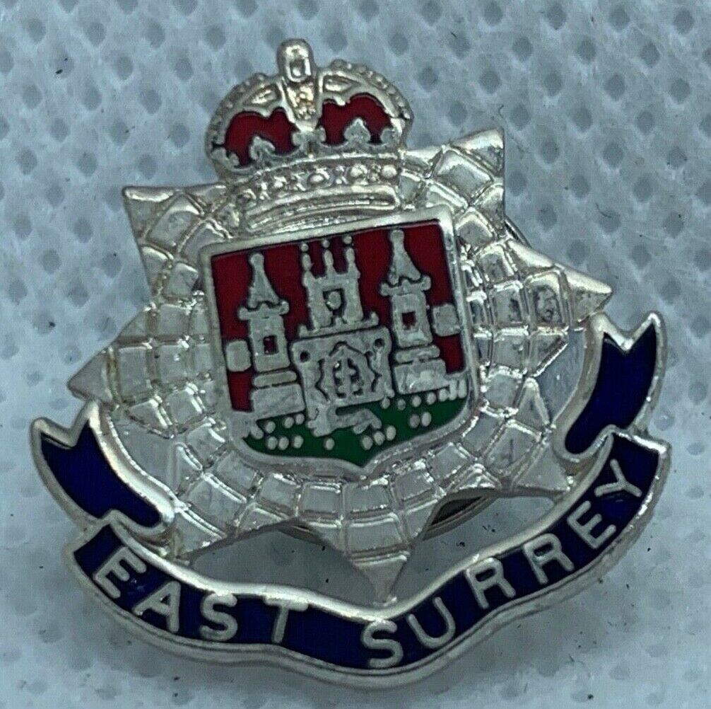 East Surrey - NEW British Army Military Cap/Tie/Lapel Pin Badge #55 - The Militaria Shop