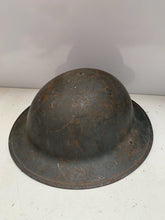 Load image into Gallery viewer, Original WW2 British Army Civil Defence Complete Helmet, Liner &amp; Chinstrap
