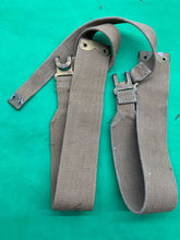 Load image into Gallery viewer, Original WW2 British Army 37 Pattern L Straps -  M.E.Co - 1944 Dated
