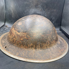 Load image into Gallery viewer, Original WW2 British Army Mk2 Combat Helmet Shell - South African Manufactured
