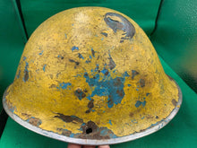 Load image into Gallery viewer, Original WW2 British Army / Canadian Army Mk3 Turtle Combat Helmet
