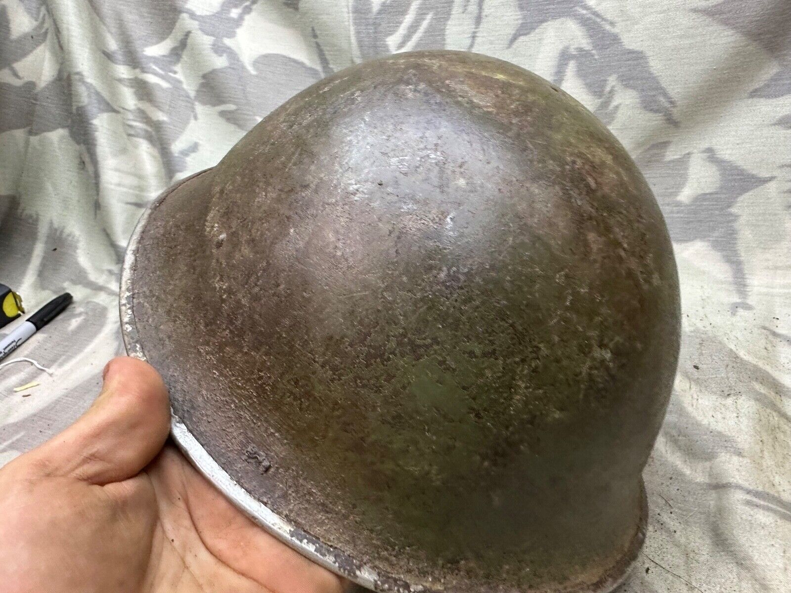 Original WW2 Canadian / British Army Mk3 High Rivet Turtle Helmet | For ...