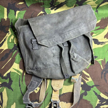 Load image into Gallery viewer, Original WW2 British Army Small Pack &amp; L Straps Set
