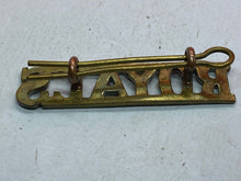 Load image into Gallery viewer, Original British Army WW1 ROYALS Regiment Shoulder Title
