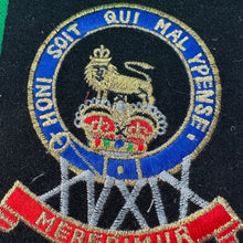 Load image into Gallery viewer, British Army 15th / 19th Hussars Regiment Embroidered Blazer Badge
