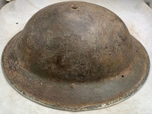 Load image into Gallery viewer, Original WW2 Combat Helmet - British / South African Army Mk2 Brodie Helmet
