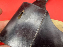 Load image into Gallery viewer, Victorian Era Style Black Leather Carrying Frog with Brass Fittings.
