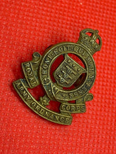 Load image into Gallery viewer, Original British Army Royal Army Ordnance Corps Collar Badge with Rear Lugs
