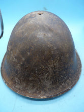 Charger l&#39;image dans la galerie, Original WW2 Onwards British Army Mk4 Turtle Helmet - The Militaria Shop
