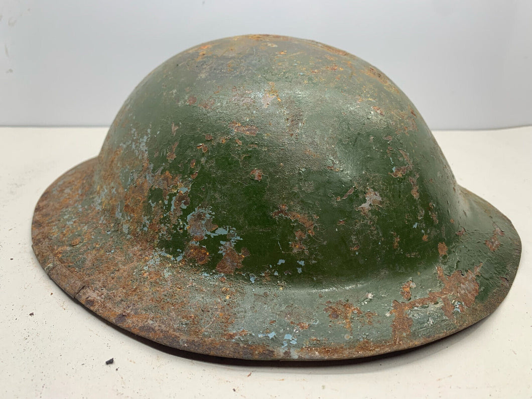 Original British Army Mk1* Brodie Helmet - WW1 / WW2 Combat Helmet