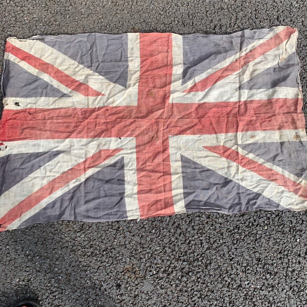 Original WW1 / WW2 British Army Union Jack Flag - Great Display Size!