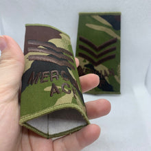 Load image into Gallery viewer, Mercian ACF DPM Rank Slides / Epaulette Pair Genuine British Army - NEW
