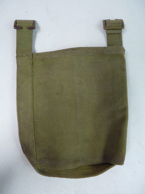 Original WW2 British Army Soldiers Water Bottle Carrier Harness - Dated 1943 - The Militaria Shop