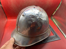 Load image into Gallery viewer, WW1 era French Fire Man&#39;s White Metal Helmet - Restoration Project.
