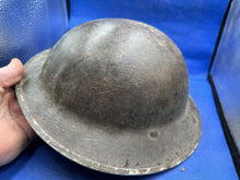 Load image into Gallery viewer, Original WW2 British Army (South African) Mk2 Combat Helmet &amp; Liner Set
