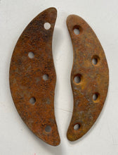 Load image into Gallery viewer, Original pair of WW2 German Army / Luftwaffe boot toe caps, in clean condition
