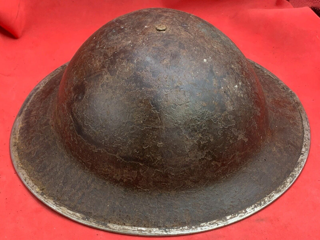 Original WW2 Combat Helmet - British / South African Army Mk2 Brodie Helmet