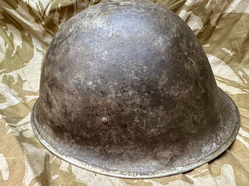 WW2 Mk3 High Rivet Turtle - British / Canadian Army Helmet - Nice Original