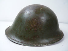 Charger l&#39;image dans la galerie, Original WW2 British / Canadian Army Mk3 High Rivet Turtle Army Combat Helmet - The Militaria Shop
