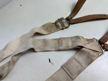 Load image into Gallery viewer, Original WW2 British Army / RAF Trouser Suspenders - Well Worn Example
