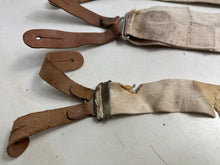 Load image into Gallery viewer, Original WW2 British Army / RAF Trouser Suspenders - Well Worn Example
