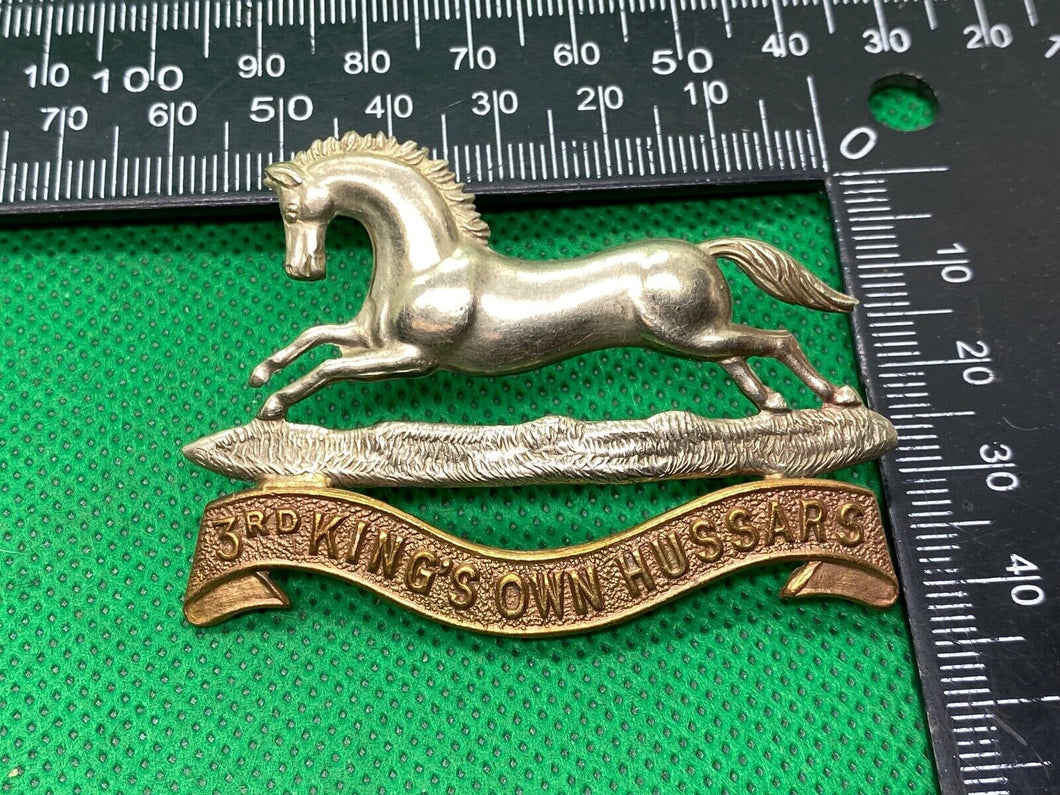 WW1 British Army 3rd Kings Own Hussars Cap Badge