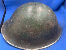 Charger l&#39;image dans la galerie, Original WW2 British Army / Canadian Army Mk3 Turtle Combat Helmet - Medic?
