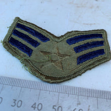 Lade das Bild in den Galerie-Viewer, Pair of United States Air Force Rank Chevrons Olive Green - Senior Airmen
