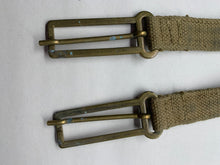 Charger l&#39;image dans la galerie, Original WW2 British Army 37 Pattern Brace Adaptors - 1945 Dated
