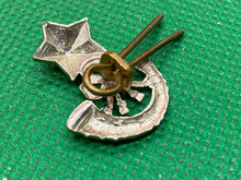 Load image into Gallery viewer, Original British Army CAMERONIANS SCOTTISH RIFLES Collar Badge
