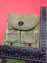 Load image into Gallery viewer, WW2 / Vietnam War US Army M1 Canvas Pouch in good condition
