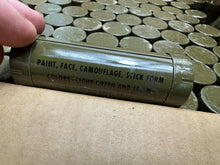 Load image into Gallery viewer, Original WW2 US Army / Airborne Green &amp; Loam Face Paint - Unissued out of Box!
