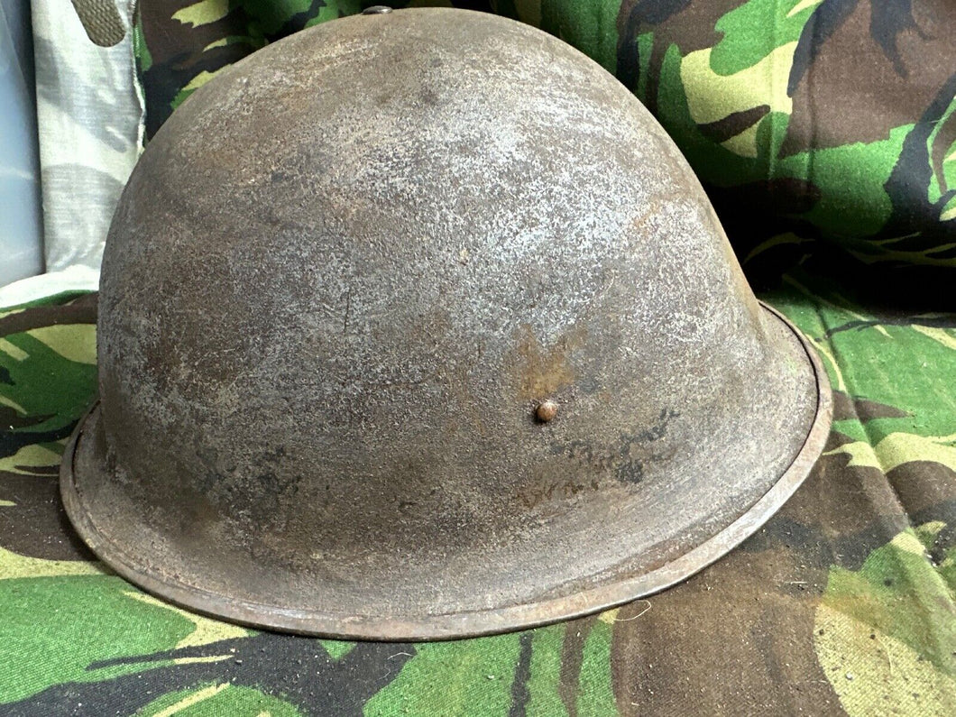 British / Canadian Army Mark 3 Turtle Helmet - Original WW2 Combat Helmet