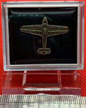 Load image into Gallery viewer, Boxed RAF Royal Air Force - RAF WW2 Hurricane Metal Lapel / Tie Pin Badge Type 2 - The Militaria Shop
