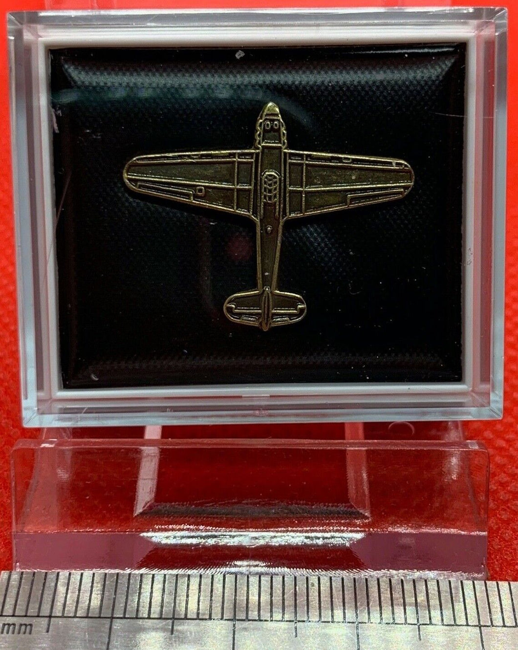 Boxed RAF Royal Air Force - RAF WW2 Hurricane Metal Lapel / Tie Pin Badge Type 2 - The Militaria Shop