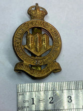 Load image into Gallery viewer, British Army - Northumberland Hussars Regiment Cap Badge
