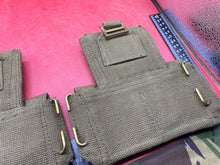 Load image into Gallery viewer, WW2 Indian Army Issue - 1937 Pattern Twin Set of Patrol Pouches.
