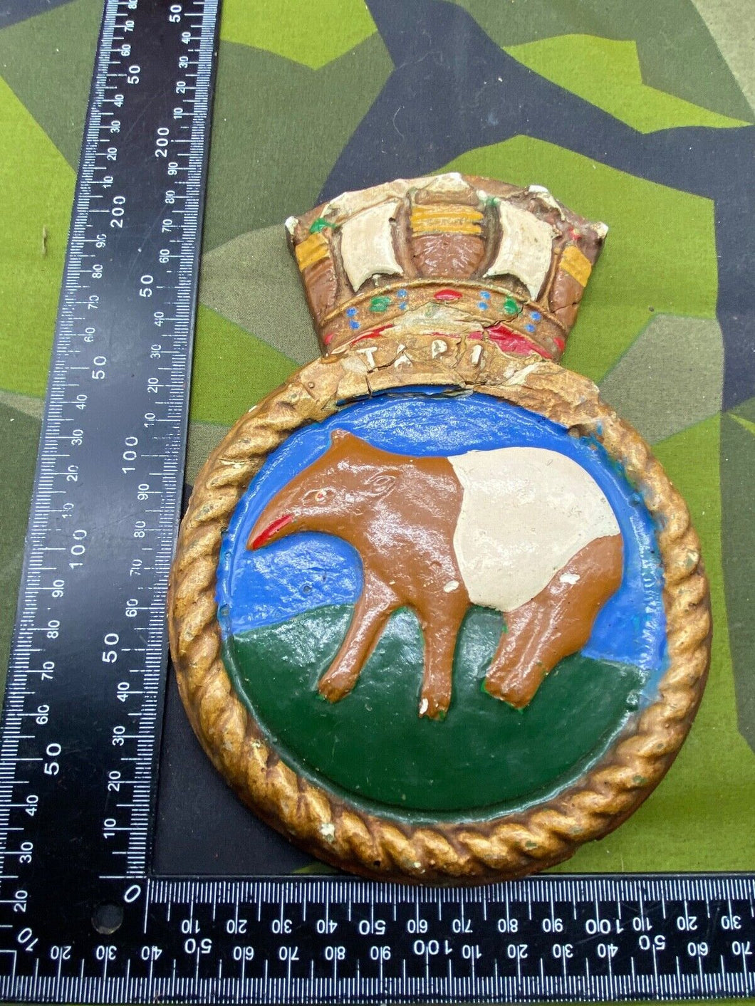 Royal Navy HMS TAPIR Wall Plaque