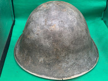 Load image into Gallery viewer, Original WW2 British Army / Canadian Army Mk3 Turtle Combat Helmet
