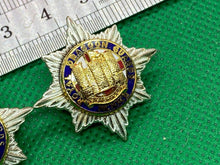 Load image into Gallery viewer, Original British Army ROYAL DRAGOON GUARDS - Pair of Collar Badges
