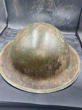 Charger l&#39;image dans la galerie, Original WW2 British / South African Mk2 Army Helmet &amp; Liner
