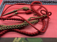 Load image into Gallery viewer, Original French Army Dress Uniform Croix du Guerre and Artillery Lanyard
