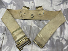 Load image into Gallery viewer, Original WW1 British Army 08 Pattern Webbing Belt 38&quot; Waist - The Militaria Shop
