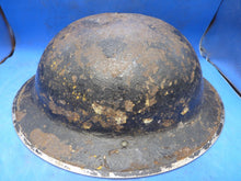 Lade das Bild in den Galerie-Viewer, Original WW2 British Army Mk2 Army Combat Helmet - The Militaria Shop
