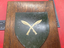 Load image into Gallery viewer, An Old Original British Army Gurkha Regimental Wall Plaque.
